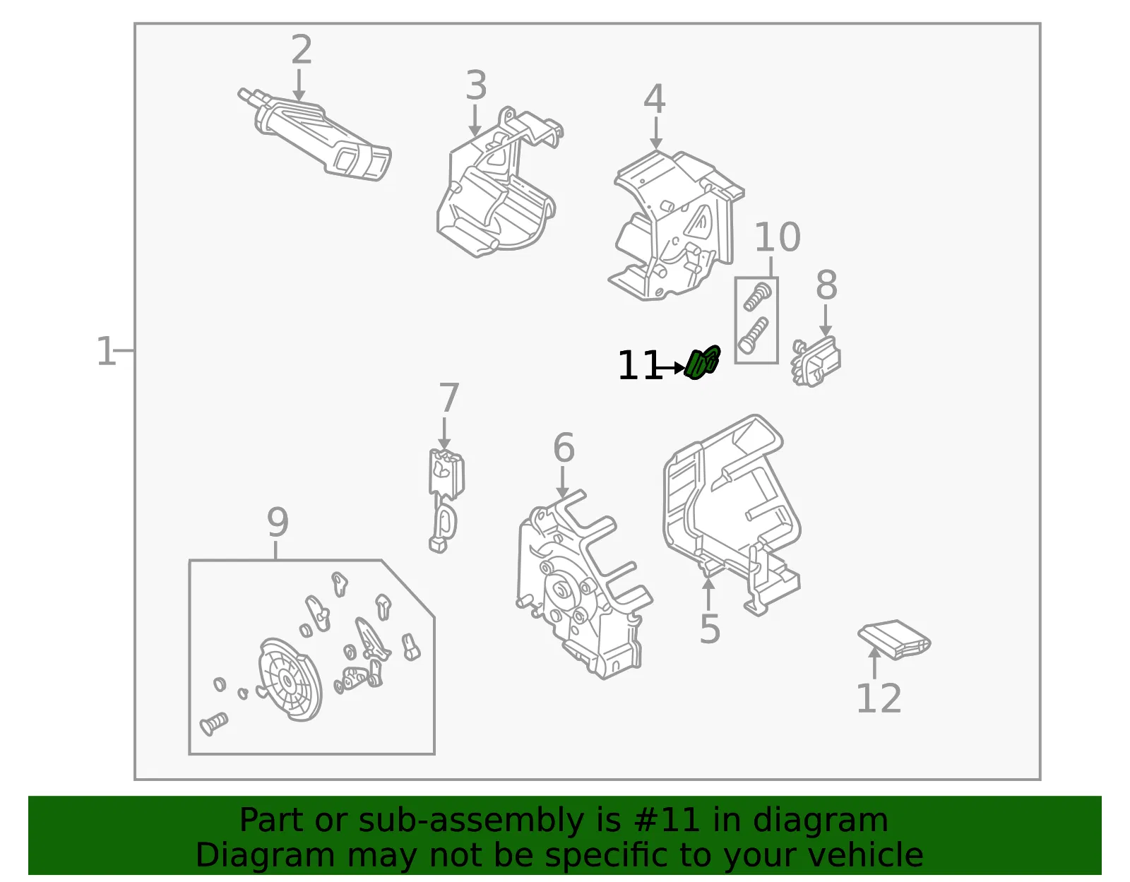 Water Temp Sensor - Mazda (d11261762) - view 2