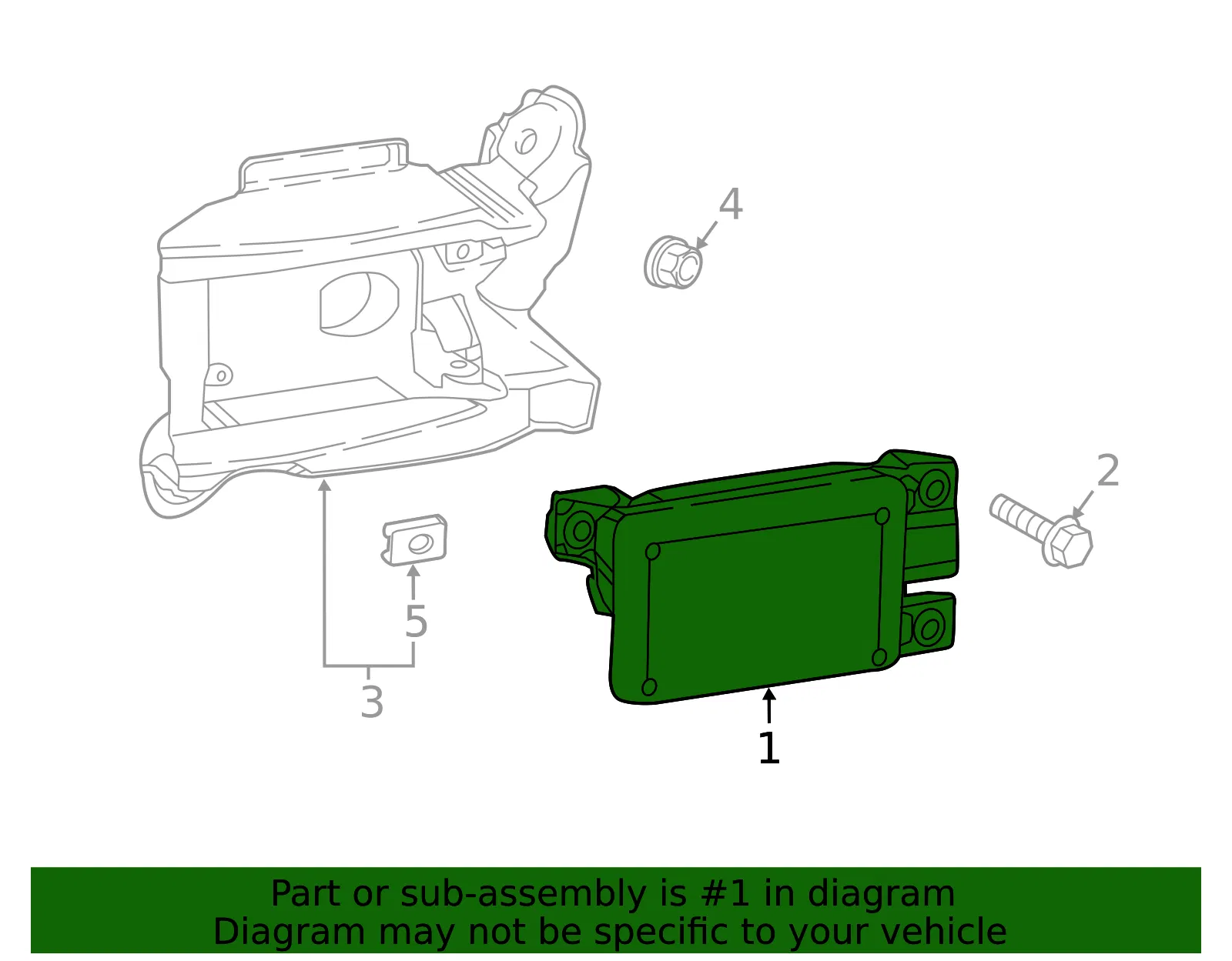 Blind Spot Detection System Warning Sensor - Mazda (d24h67y80f) - view 2