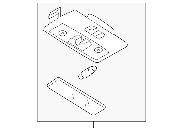 Dome Lamp Assembly - Mazda (d35051310e30)