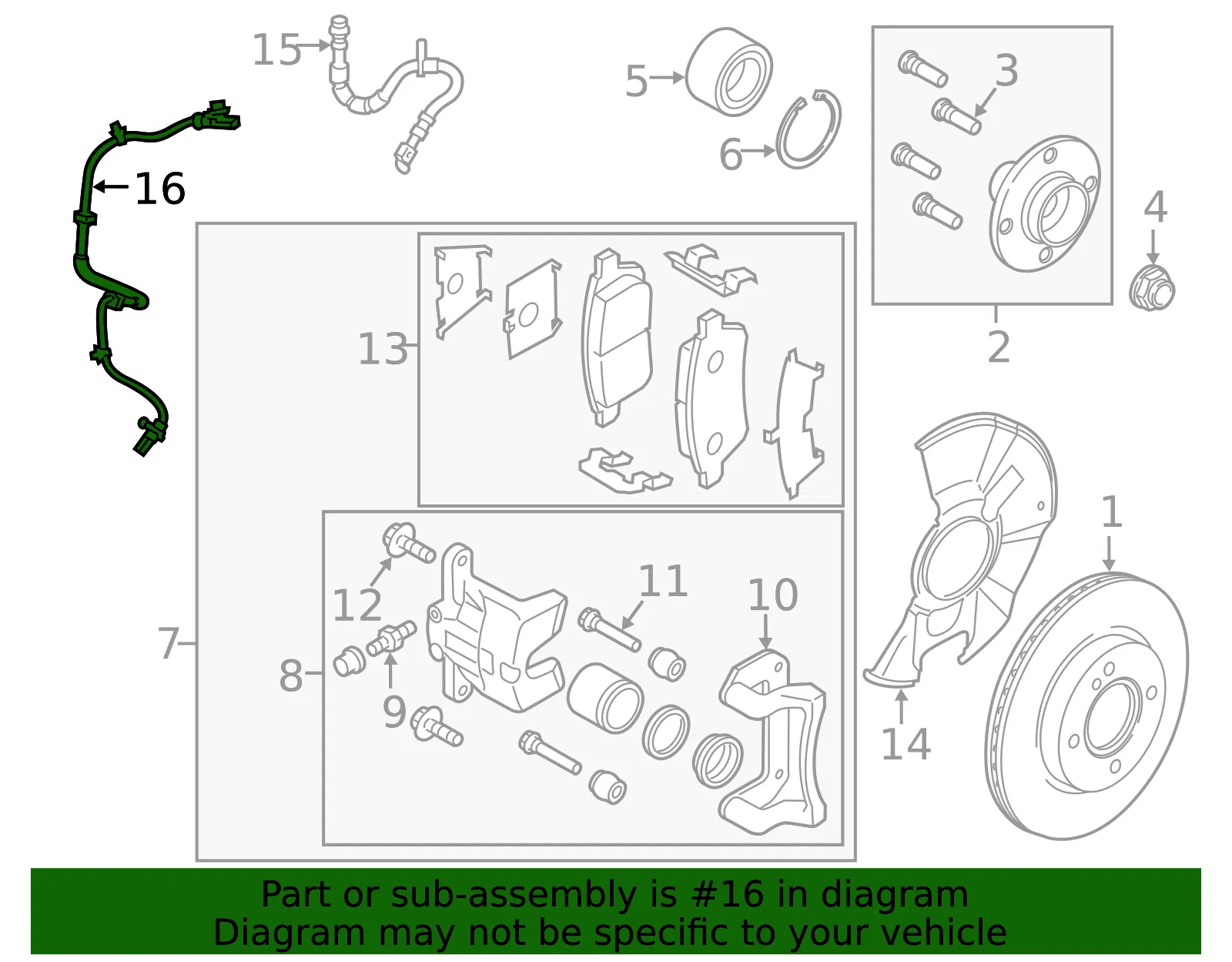 ABS Sensor - Mazda (d6514370xb) - view 2
