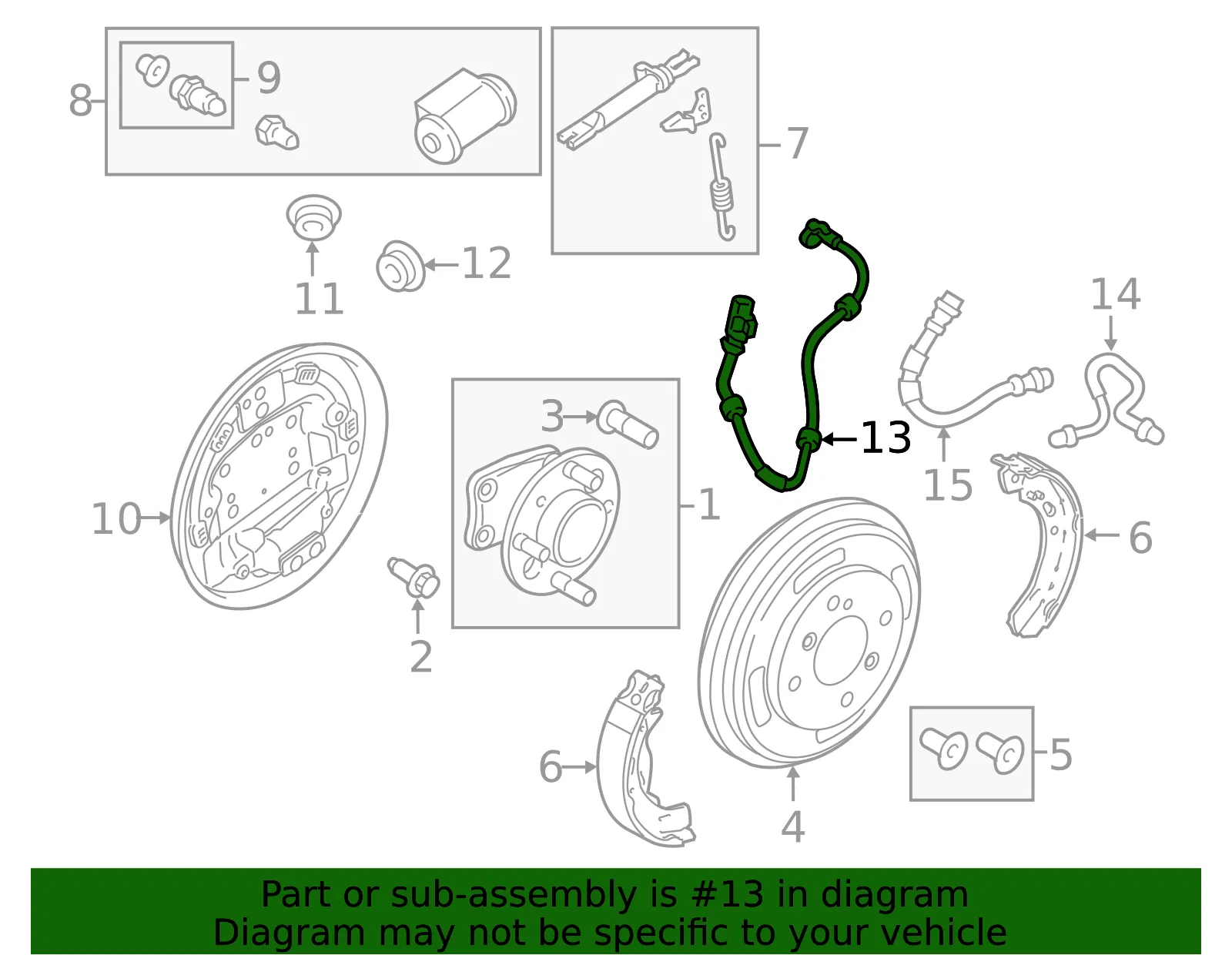 ABS Sensor - Mazda (d6514371ya) - view 2