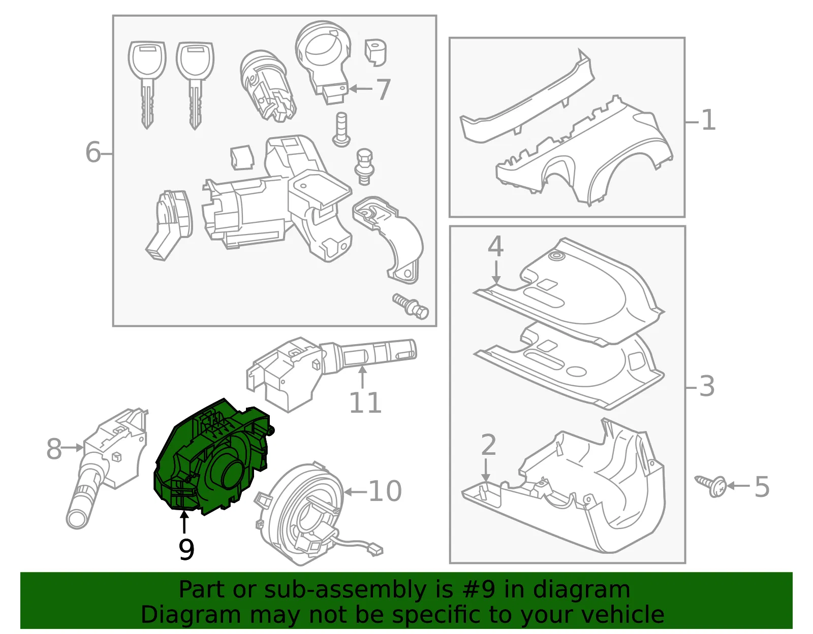 Switch Housing - Mazda (d651661b1) - view 2