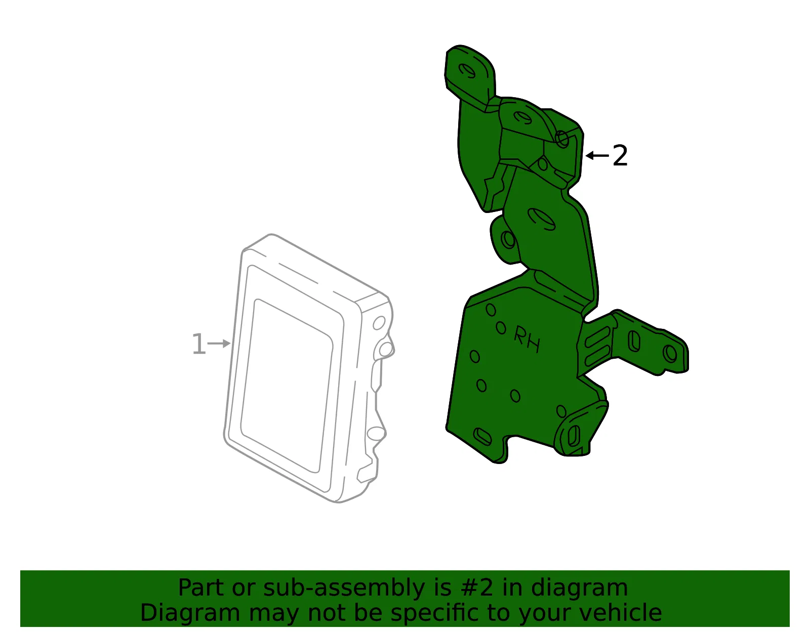 Mobile Phone Control Module Bracket - Mazda (da6c669b0b) - view 2
