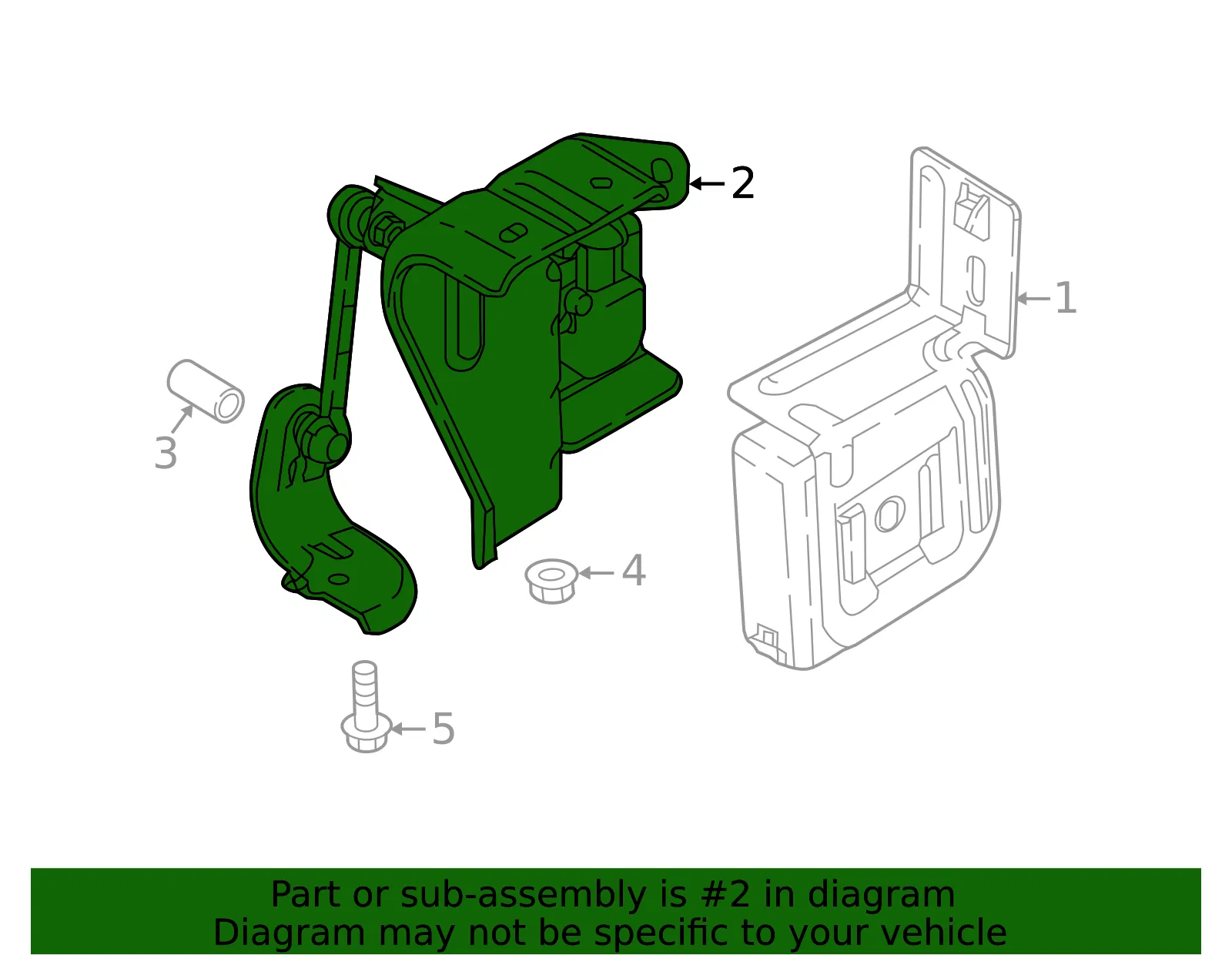 Level Sensor - Mazda (db2s5122ye) - view 2