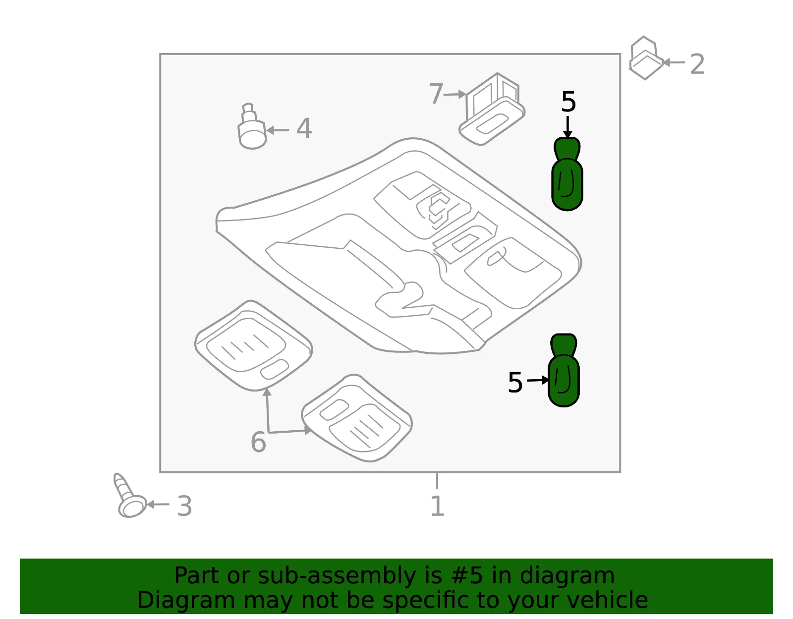 Map Light Bulb - Mazda (dd11684g3a) - view 2