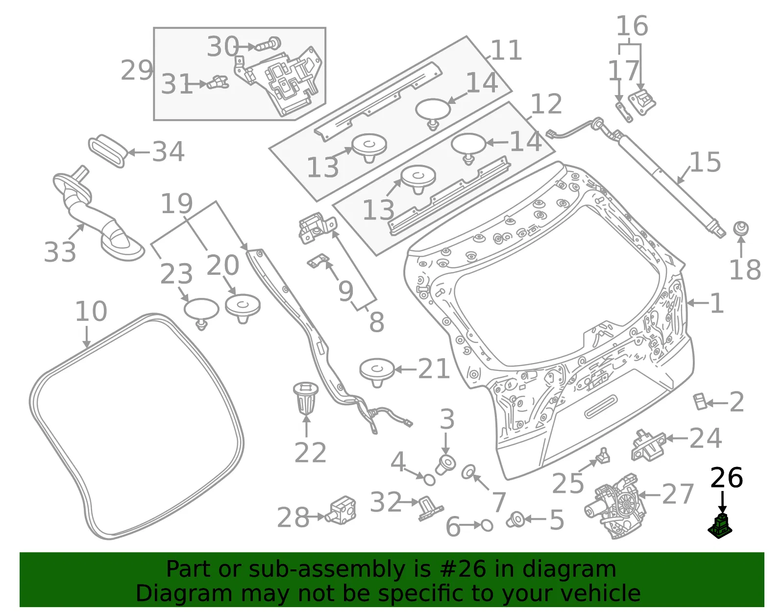 Lock Switch - Mazda (dfr766660) - view 2