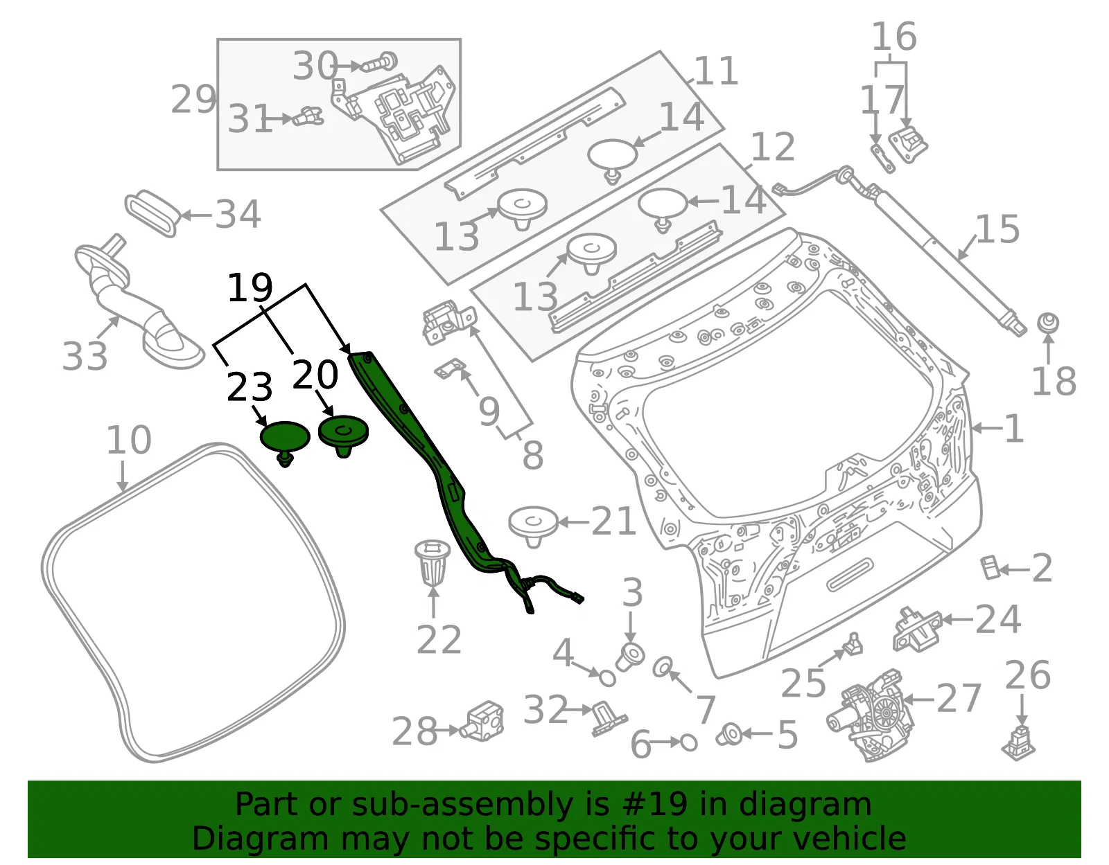 Sensor - Mazda (dgj1626g0) - view 2