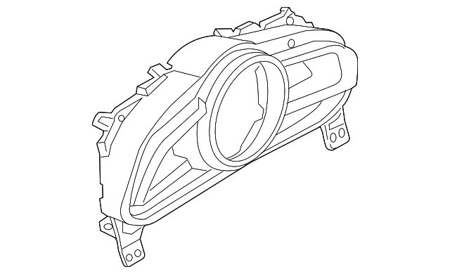 Cluster Bezel - Mazda (dh1h55214)