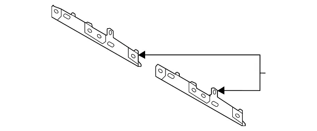 Module Front Bracket - Mazda (dn4e30ba0)
