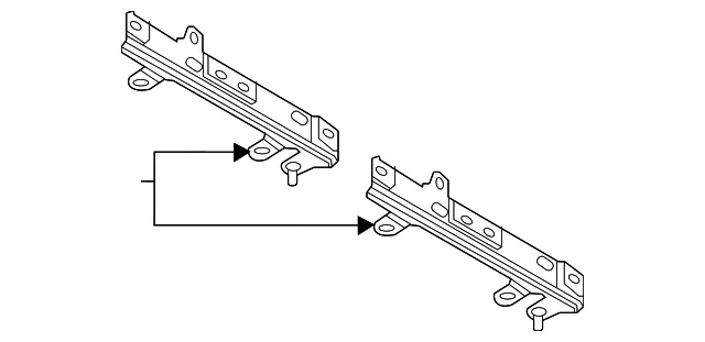 Drive Motor Battery Pack Control Module Bracket - Mazda (dn4e30bax)