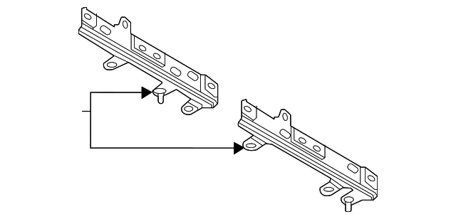 Module Front Bracket - Mazda (dn4e30bly)