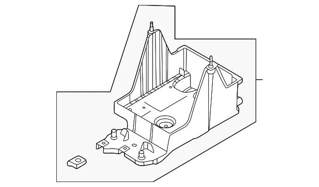Battery Tray - Mazda (dn4e56040)