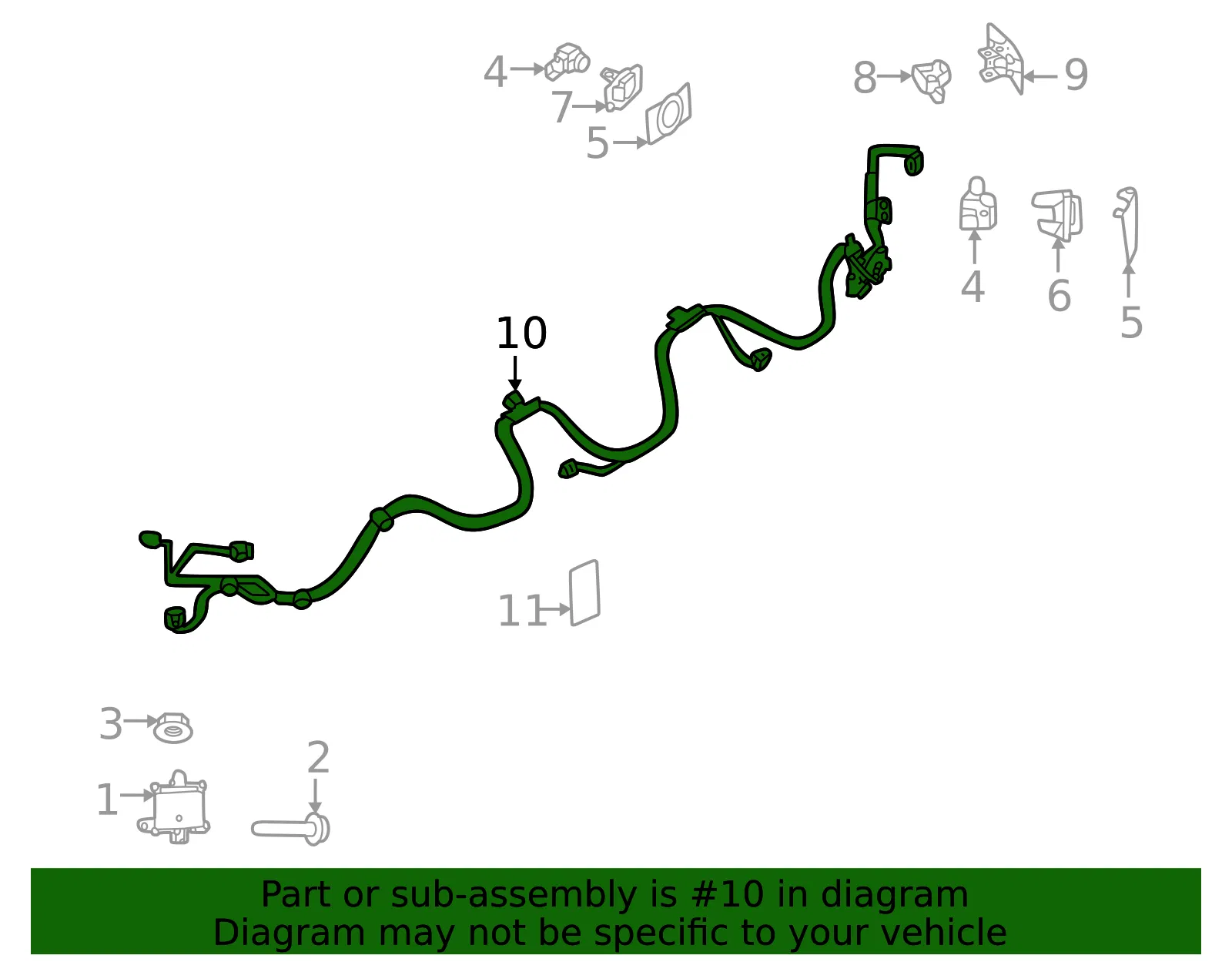 Wire Harness - Mazda (dn4f67a20) - view 2