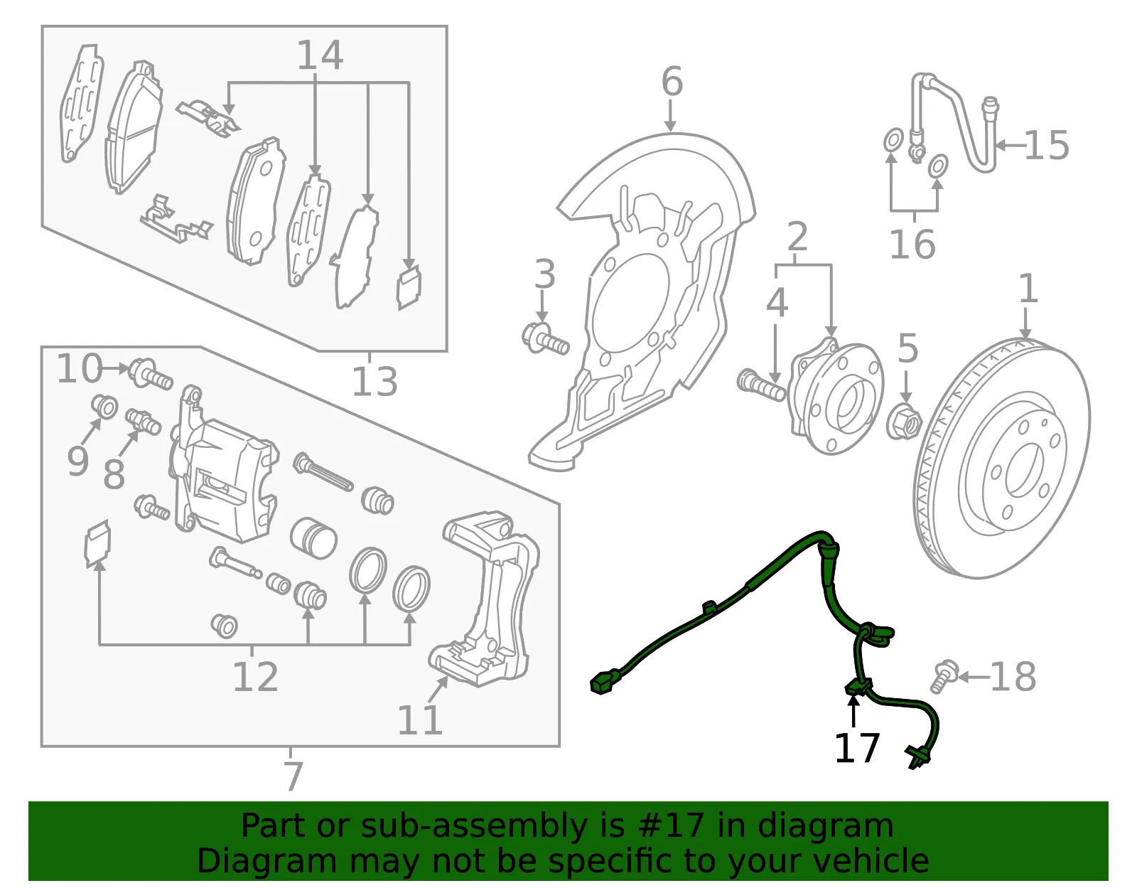 ABS Sensor - Mazda (dn4j4370x) - view 2