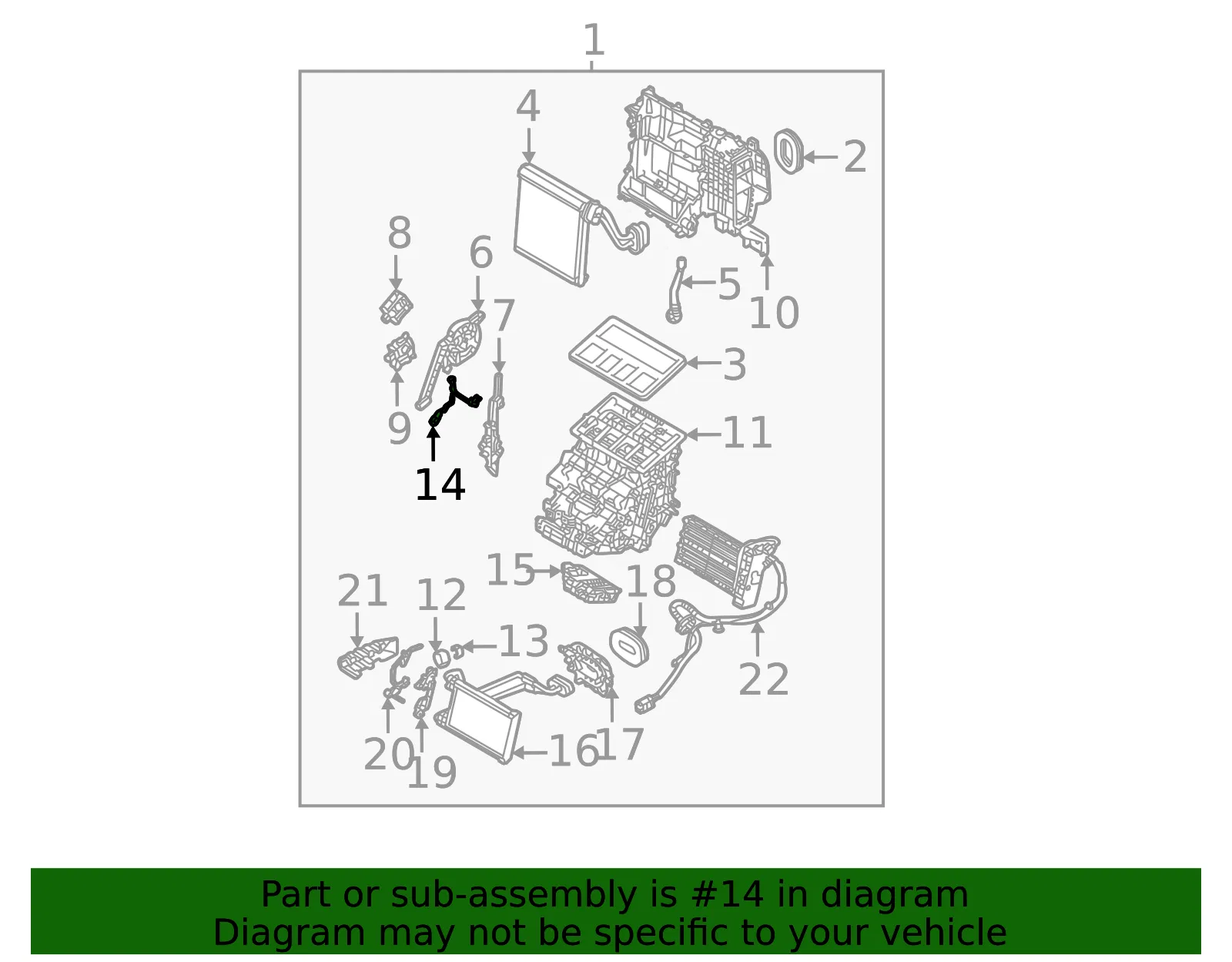 A/C Evaporator Temperature Sensor - Mazda (dn4j61j22) - view 2