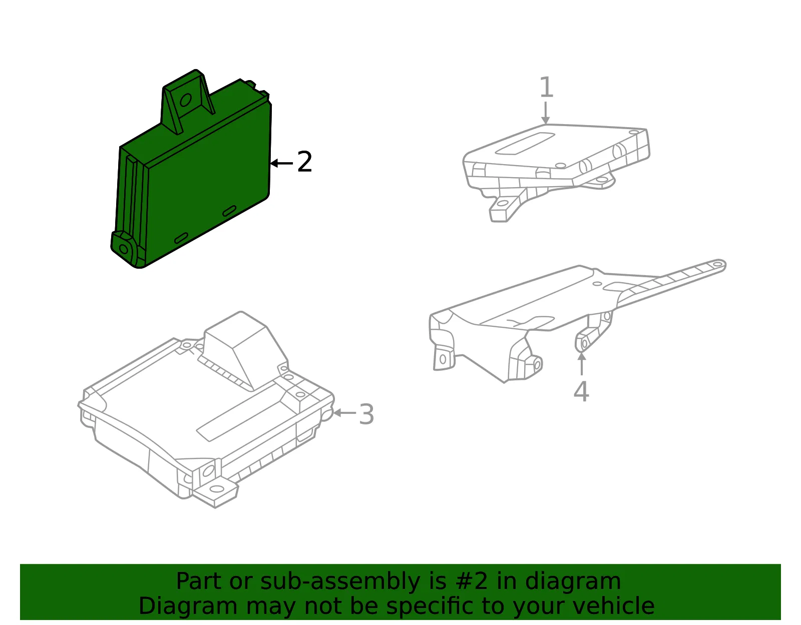 Body Control Module - Mazda (dn4j675m0c) - view 2