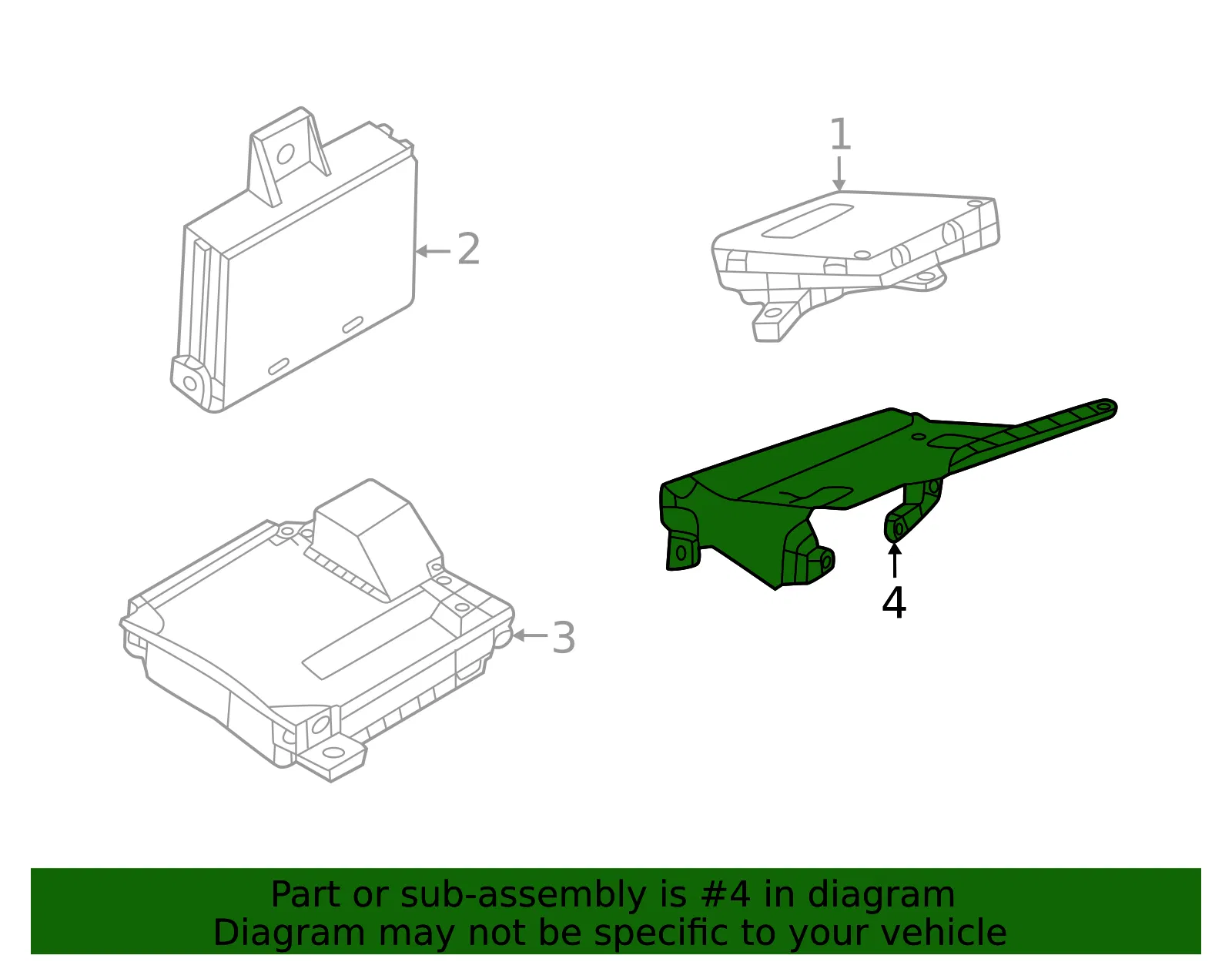 Module Bracket - Mazda (dn4j679byc) - view 2