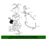 Battery Current Sensor Bracket - Mazda (dn4j67b21a) - view 4