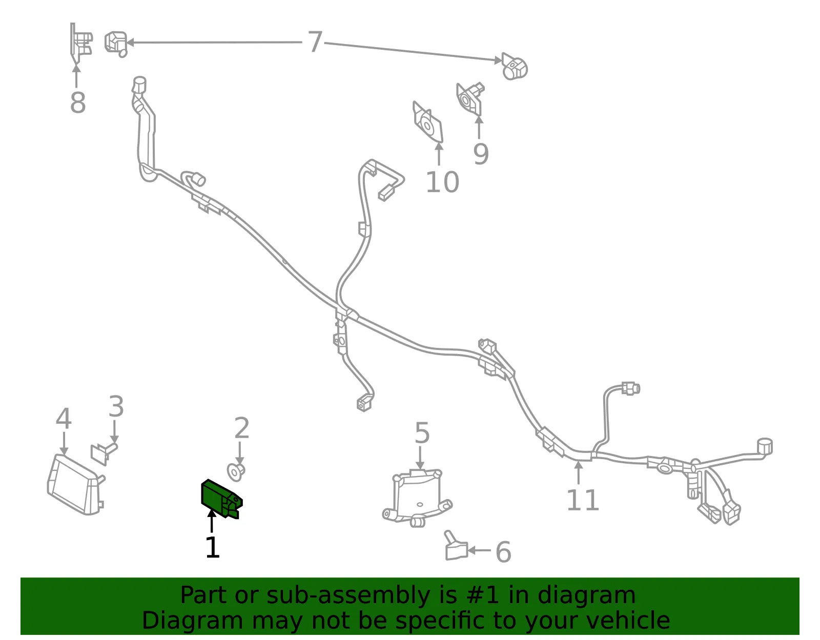 Distance Sensor - Mazda (dn4j67xa0c) - view 2