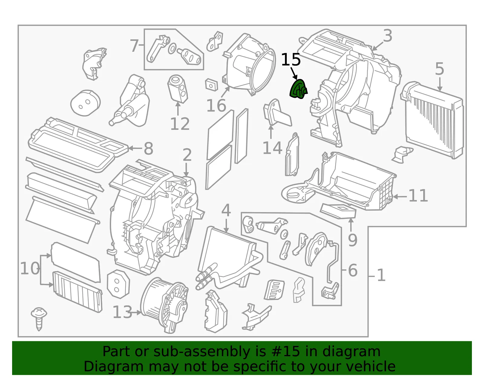 A/C Evaporator Temperature Sensor - Mazda (dr6161j22) - view 2