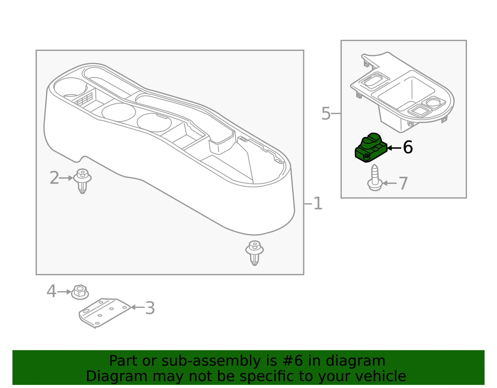 Lock Switch - Mazda (dr6166660) - view 2
