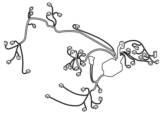 Engine Wiring Harness - Mazda (dr6167010a)