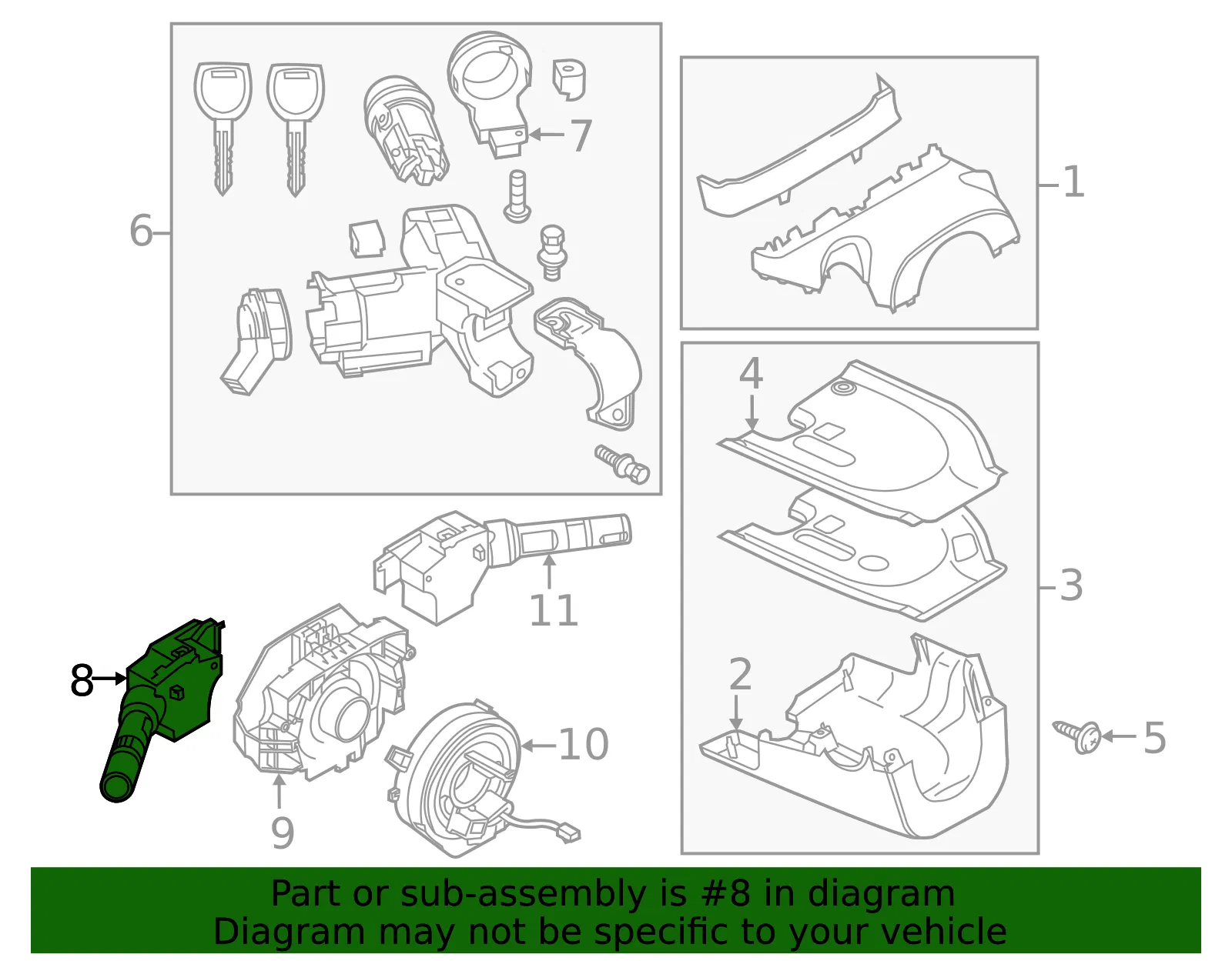 Wiper Switch - Mazda (dr9266128) - view 2