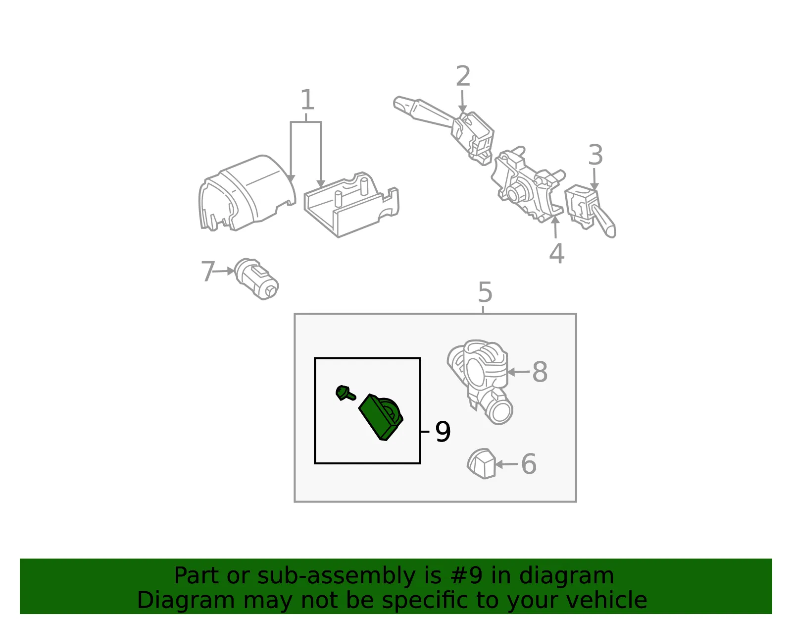 Ignition Immobilizer Antenna - Mazda (e18166938) - view 2