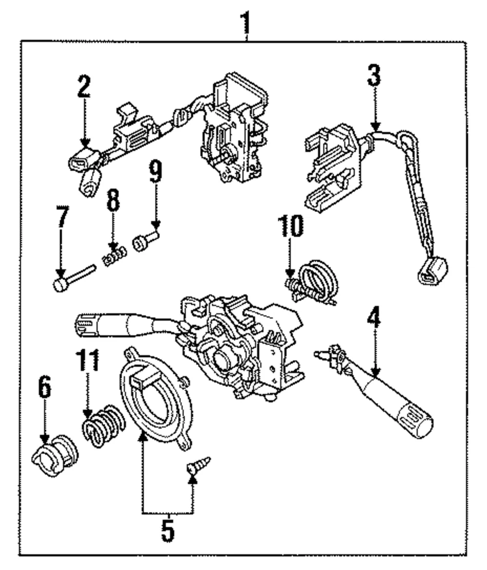 Combination Switch - Mazda (ea7166120b)