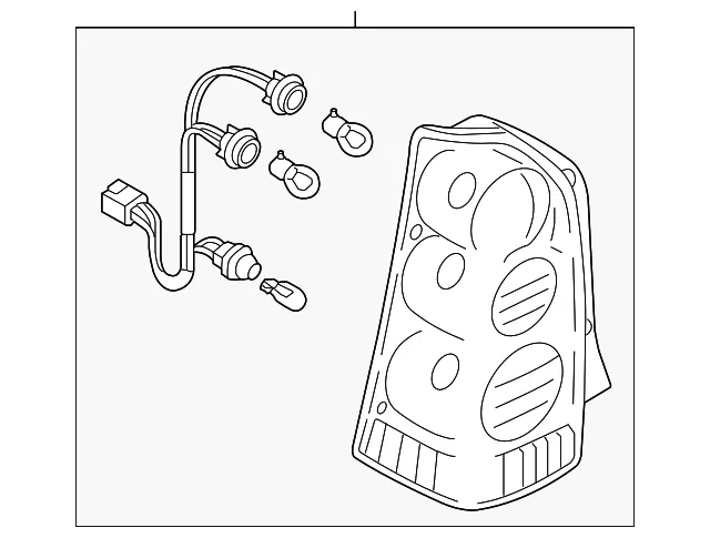 Tail Light Assembly - Mazda (ef9151170c)