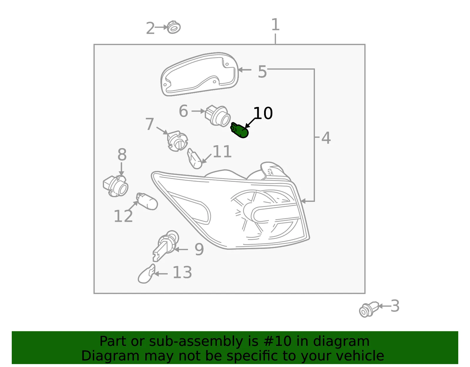 Bulb - Mazda (eg2151686) - view 2