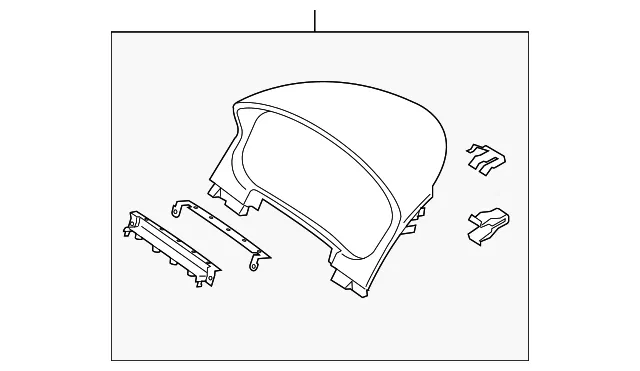 Instrument Cluster Bezel - Mazda (eg2155420d)