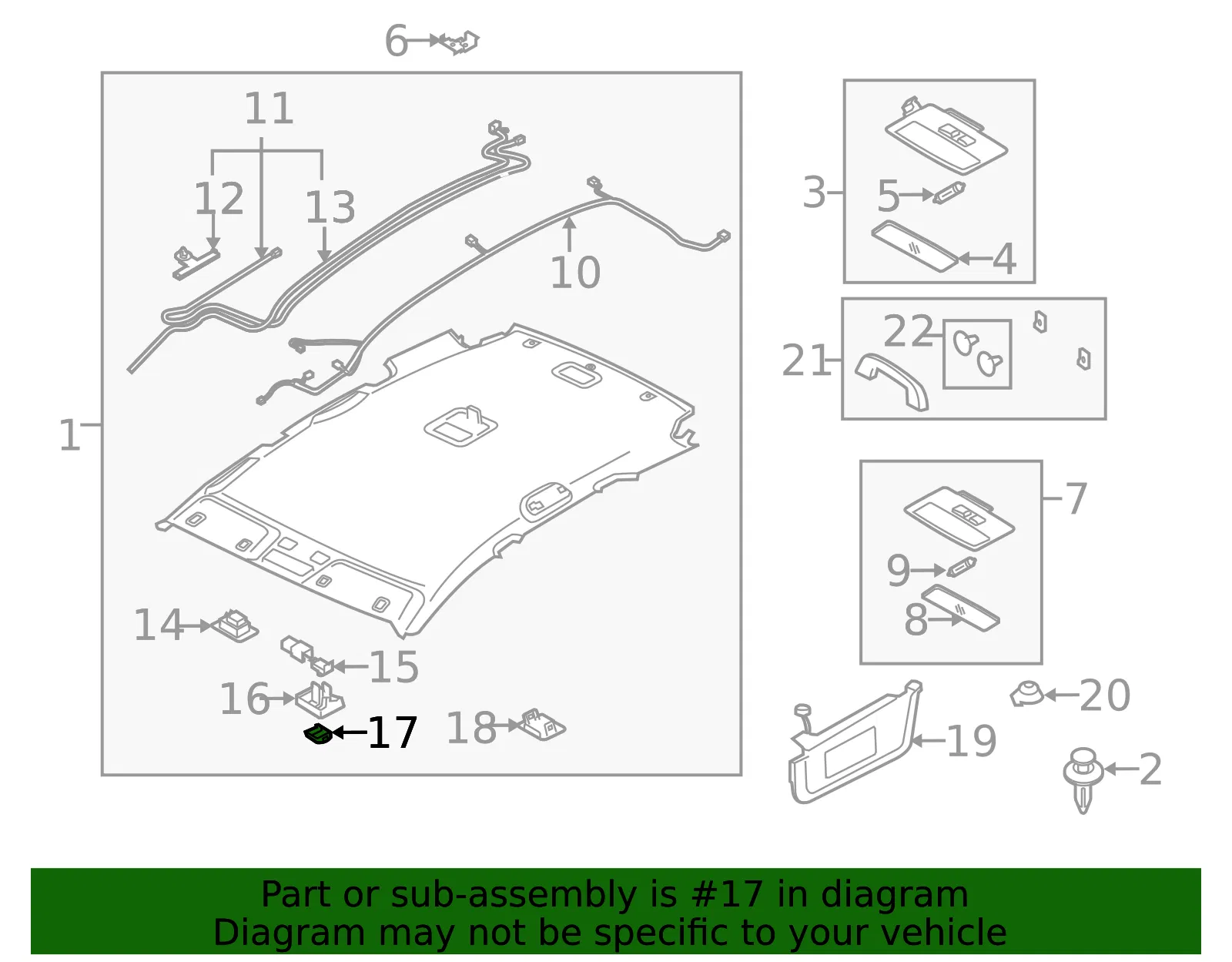 Map Light Lens - Mazda (eg2169223) - view 2