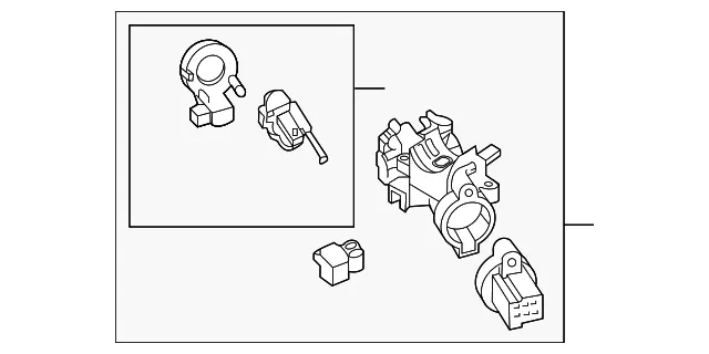Ignition Lock Assembly - Mazda (egy17629xe)
