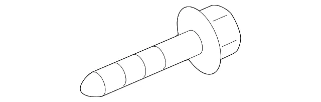 Turn Signal Light Assembly Screw - Mazda (eh4451695)