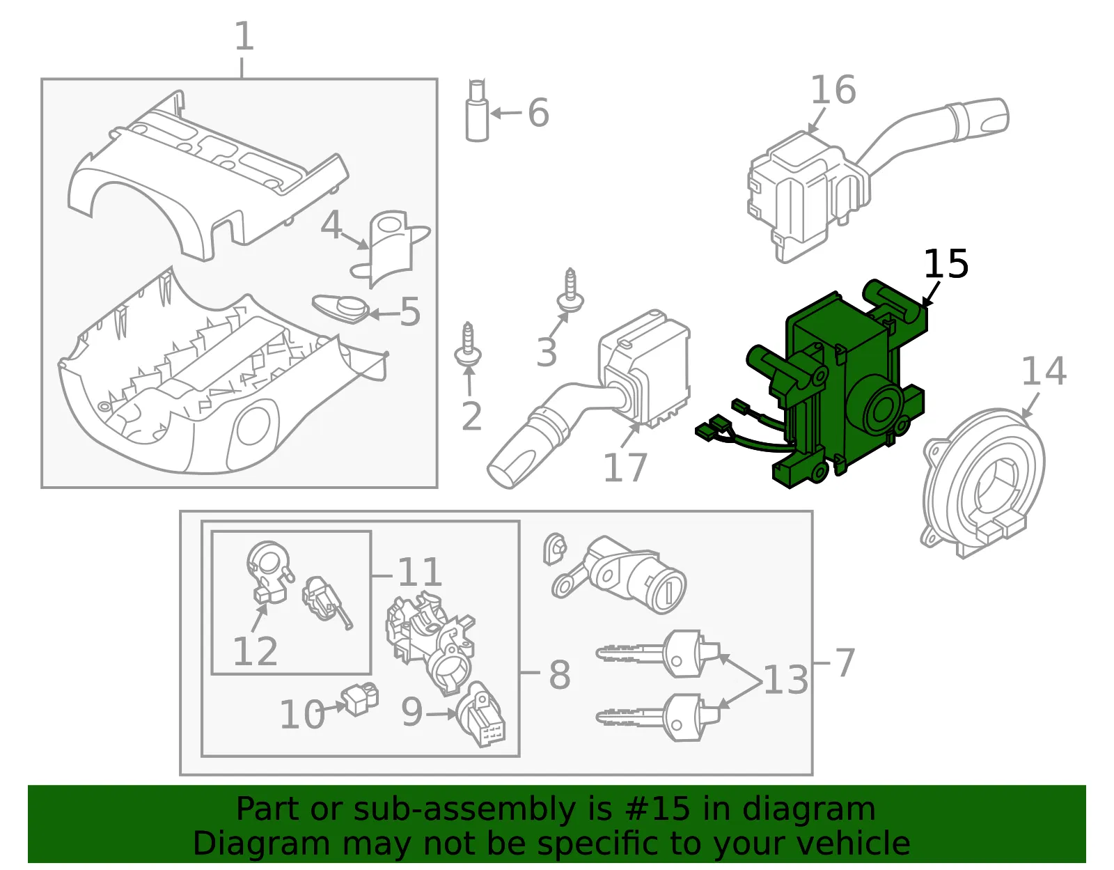 Combo Switch - Mazda (eh44661b1) - view 2