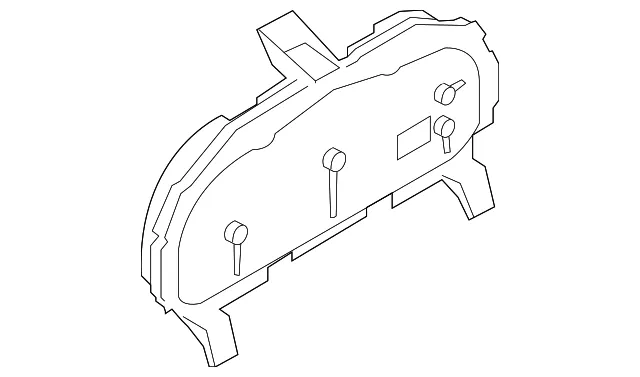 Instrument Cluster - Mazda (eh4555471d)