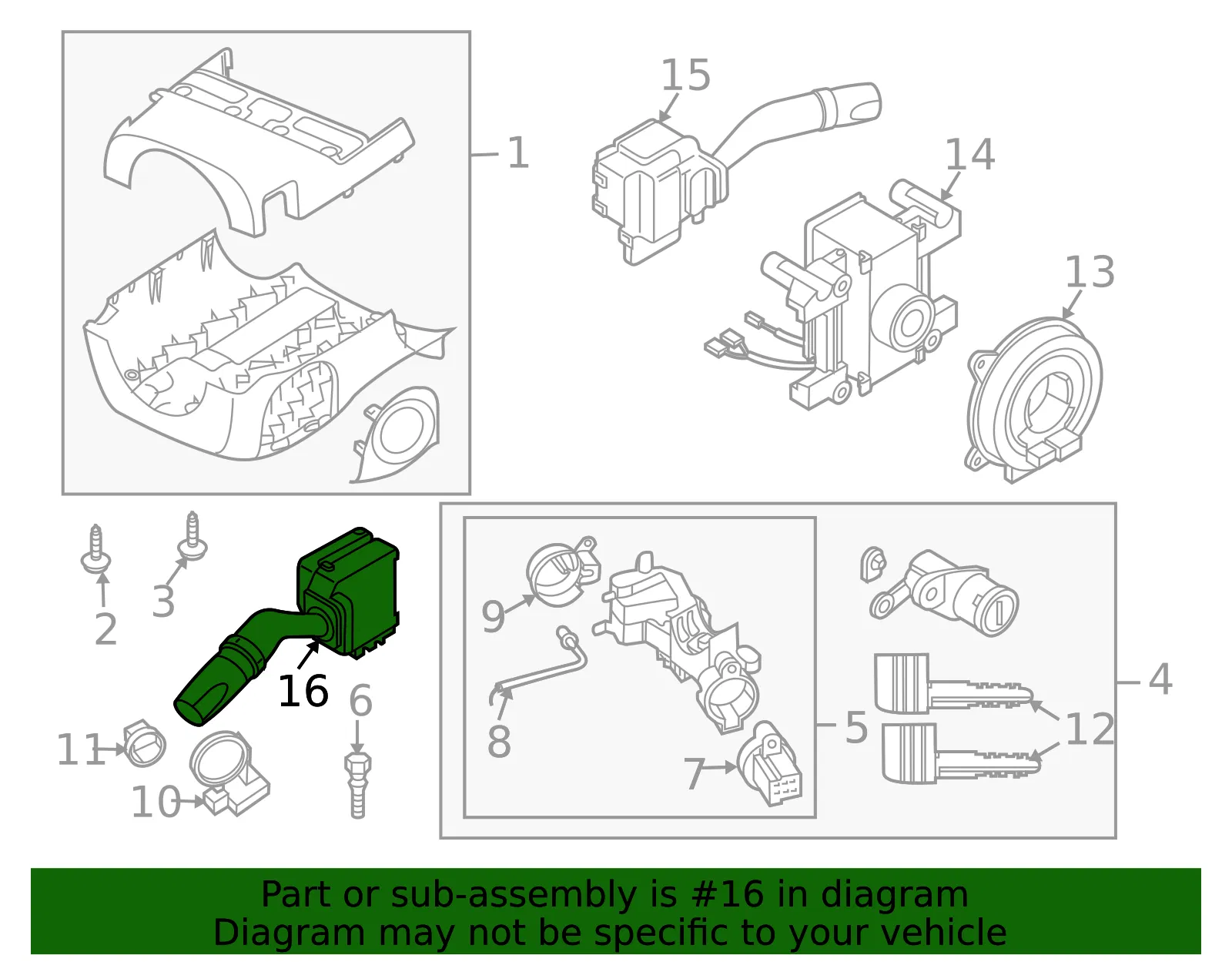 Headlamp Switch - Mazda (eh5066122) - view 2