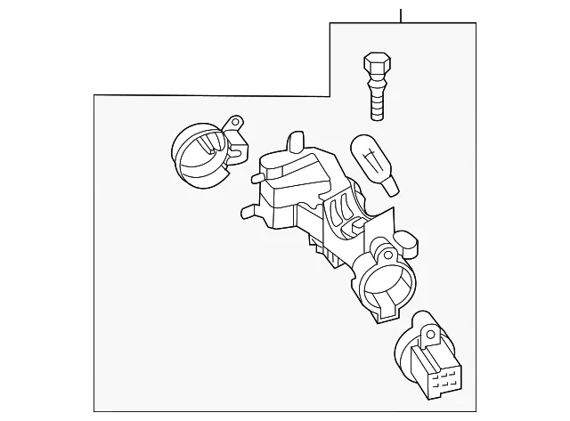 Ignition Lock Cylinder - Mazda (epy67629xb)