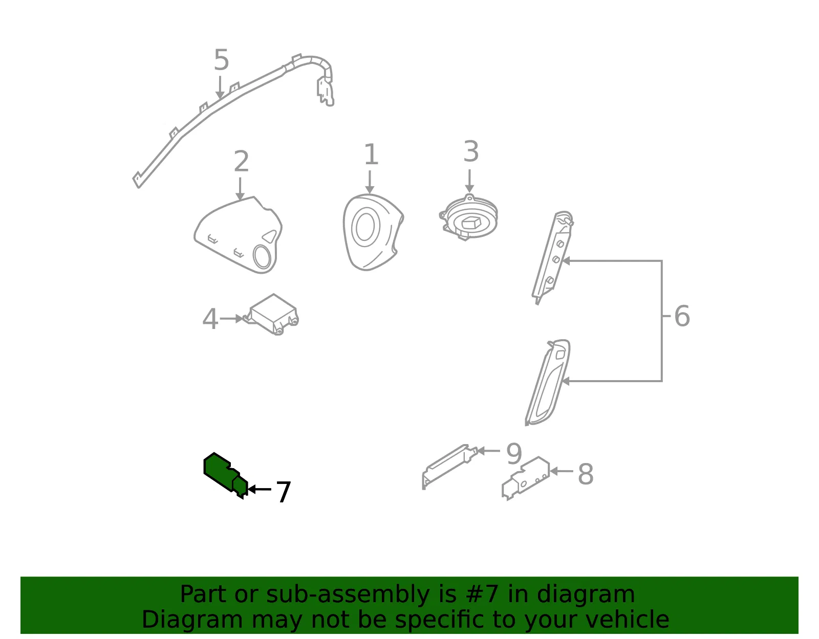 Sensor - Mazda (f15157k1x) - view 2