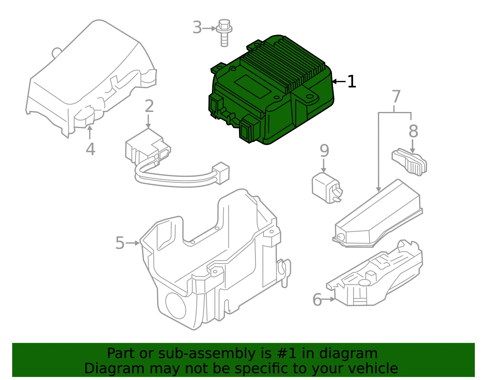 Control Module - Mazda (f15167880d) - view 2