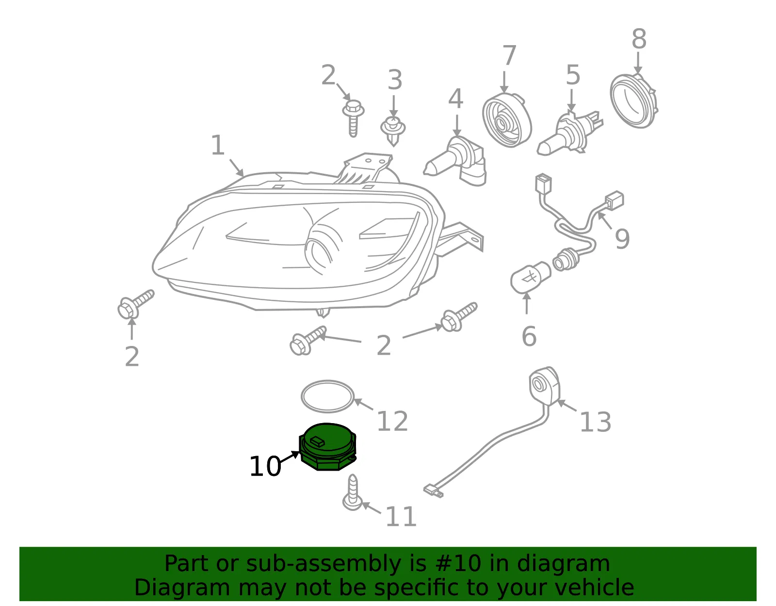 Control Module - Mazda (f190510h3) - view 2