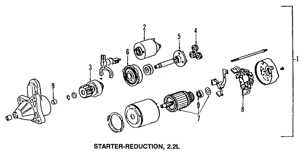 Starter - Mazda (f21418400r00)