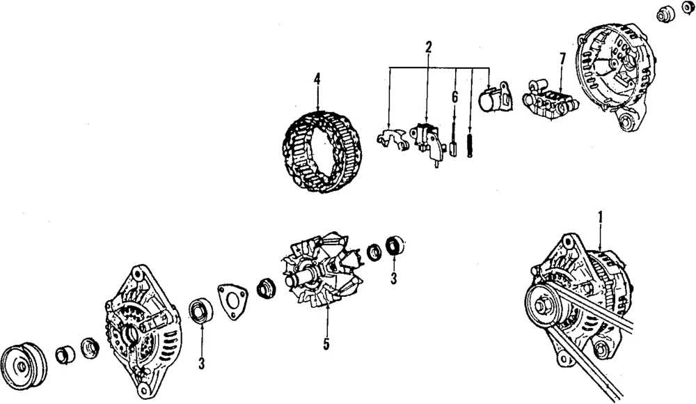 Alternator - Mazda (f65118300r00)