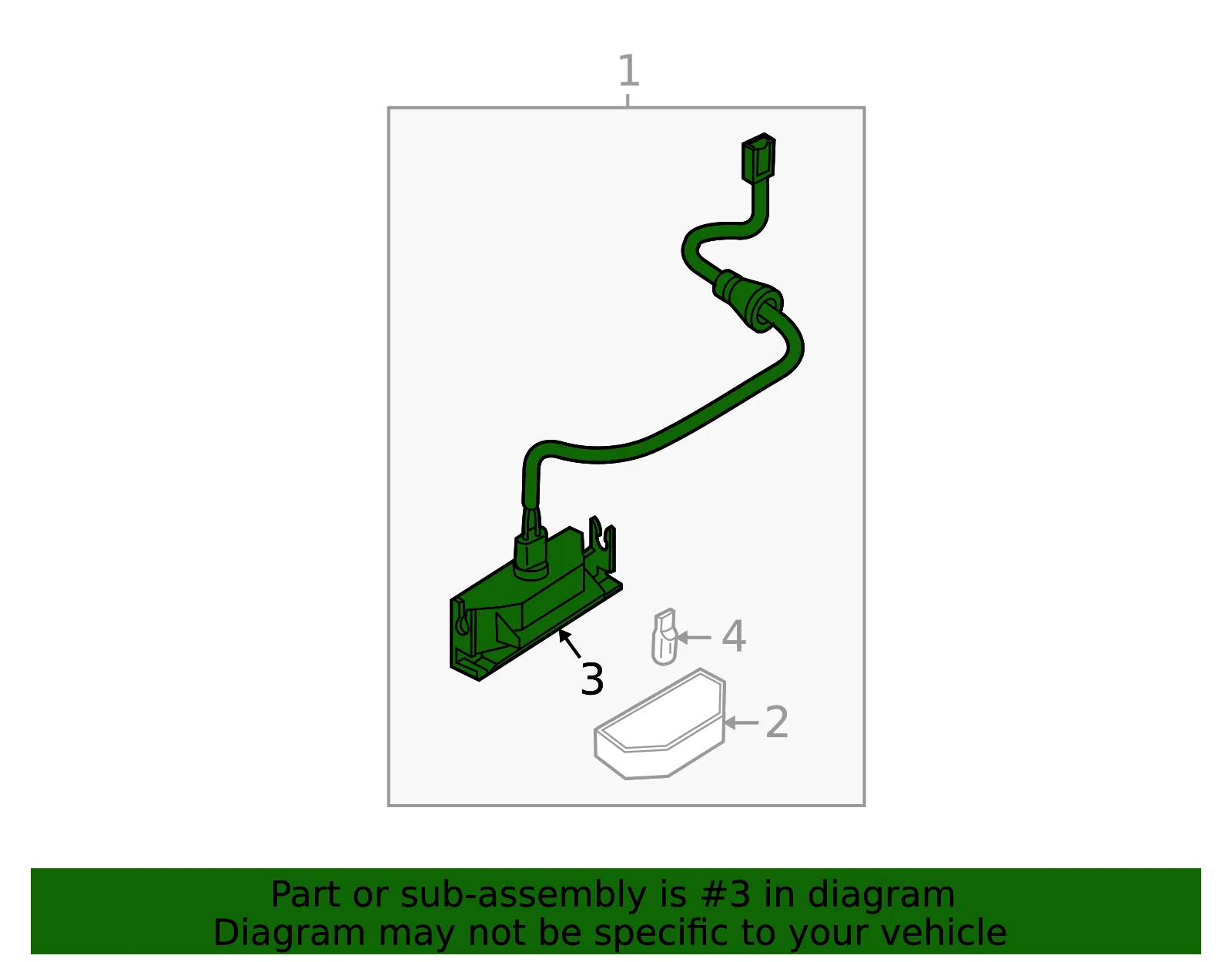 License Plate Light Socket - Mazda (fe0151272) - view 2