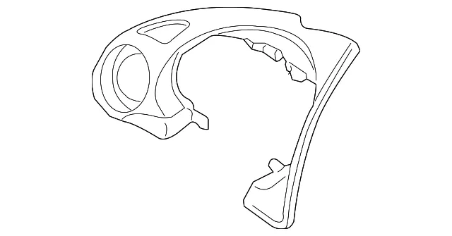 Instrument Cluster Insulator - Mazda (fe0160350a02)