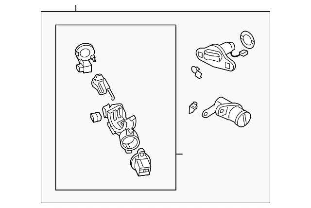 Ignition Lock Assembly - Mazda (fe0609010j)