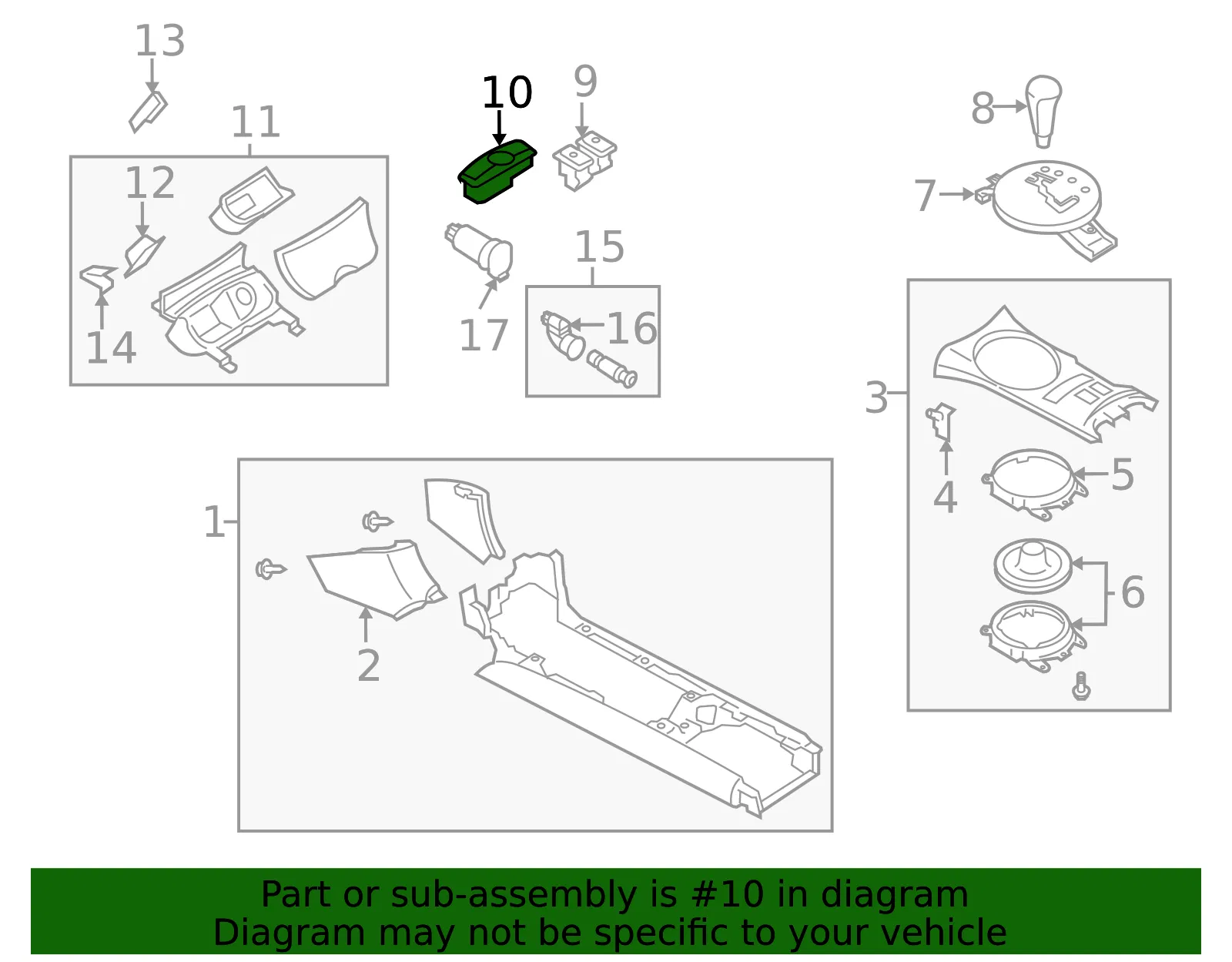 Control Switch - Mazda (fe15669l1) - view 2