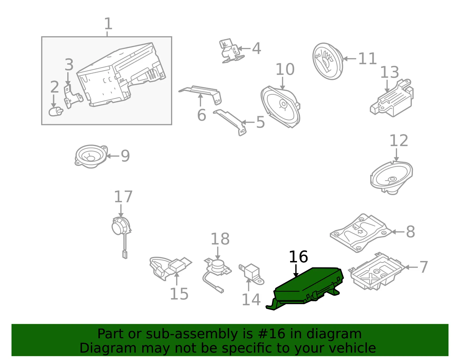 Mobile Phone Control Module - Mazda (ff1466dhxa) - view 2