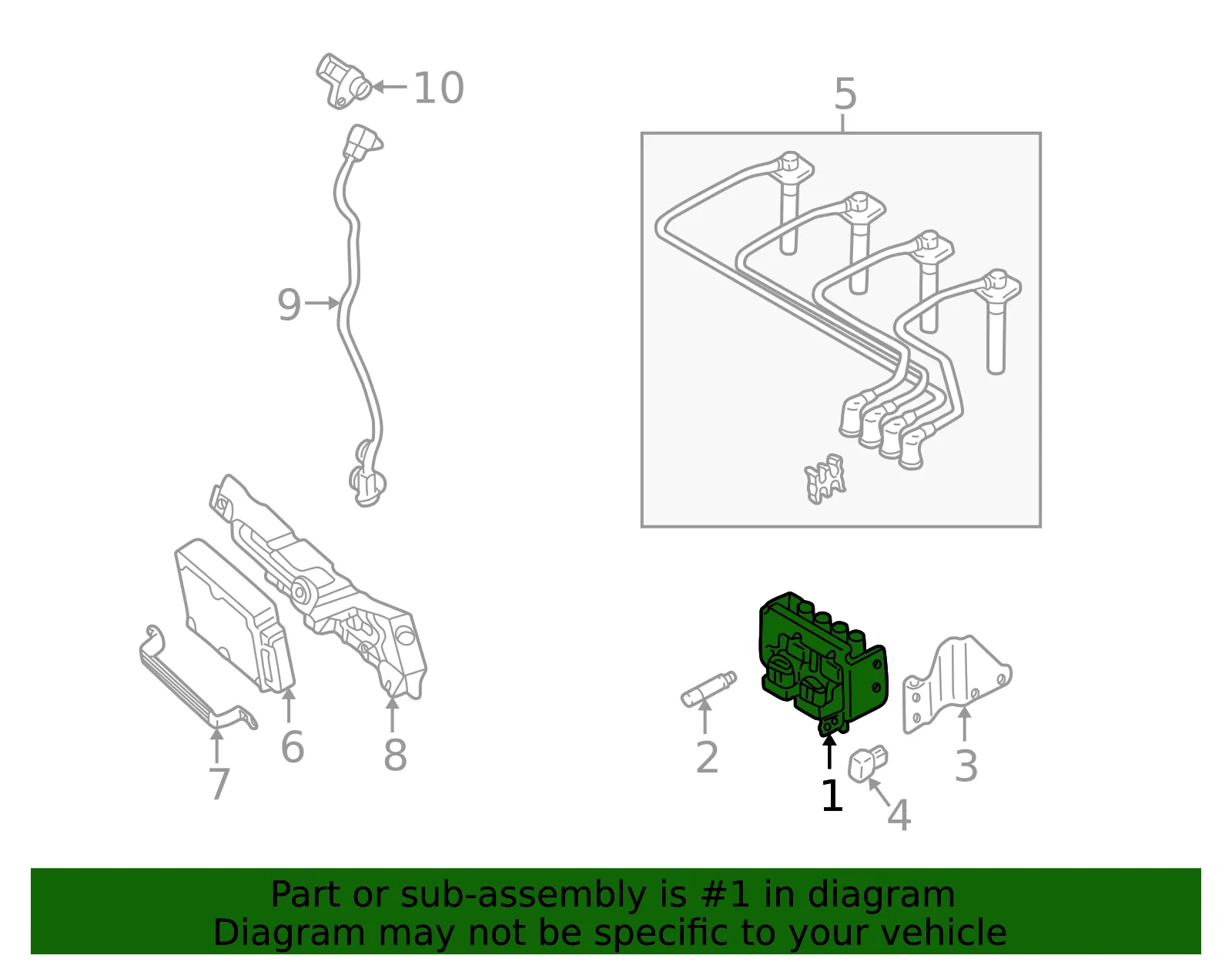 Ignition Coil - Mazda (fp391810xd9u) - view 2